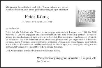 Traueranzeige von Peter König von ZO Gesamt