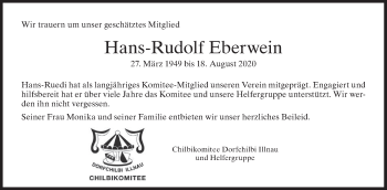 Traueranzeige von Hans-Rudolf Eberwein von reg_5